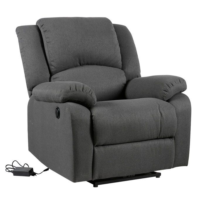 Fauteuil électrique inclinable CLOUD gris anthracite Fauteuil électrique inclinable CLOUD gris anthracite