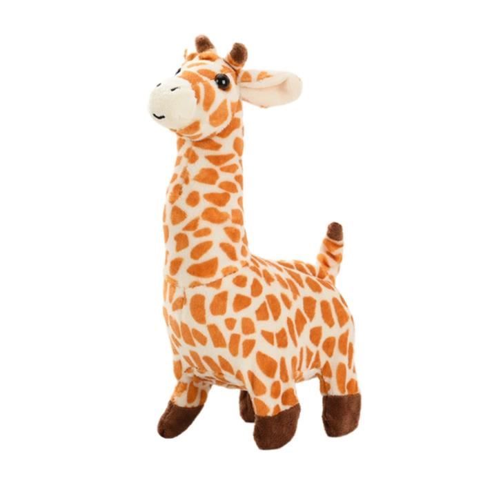 Girafe Cou Qui Tourne Amusement WEITING Girafe Parlante Et Répétitive | Peluche Douce électronique Torsadée - Jouet Girafe Dansant Et Torsadé, Doux Et Amusant, Enregistrement Et Répétition De Ce Que Vous Dites