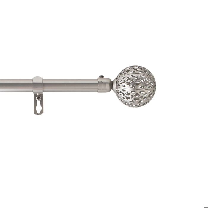 19 mm Chrome Bay Fenêtre passe tringle à rideau Designer End Cap Embouts 2.4 M 240 cm 3 M 19 mm Chrome Bay Fenêtre passe tringle à rideau Designer End Cap Embouts 2.4 M 240 cm 3 M