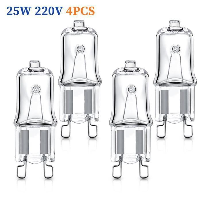 Ampoule G9 25W 230V Dimmable Blanc Chaud Ampoule Halogène Tolérance