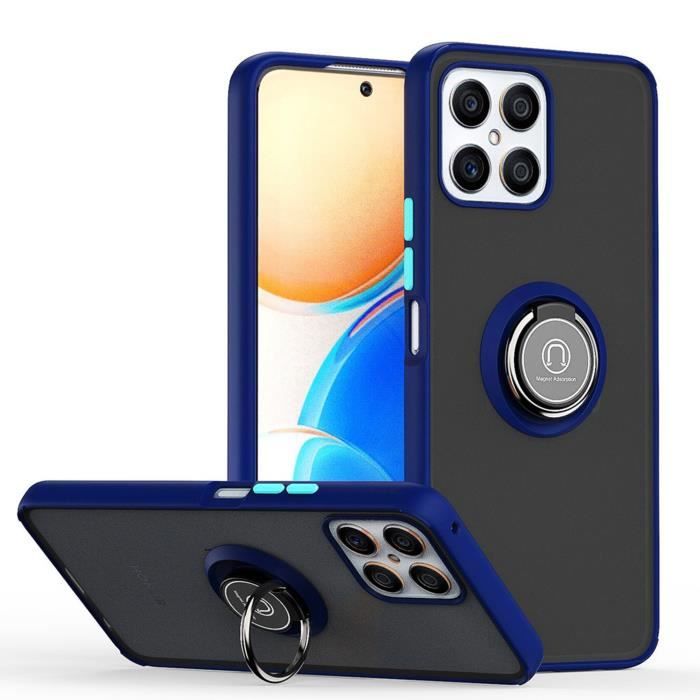Coque Transparente Honor X6C/400 Pro/400 Lite - Protection Verre Trempé 9H, Anneau Magnétique Inclus