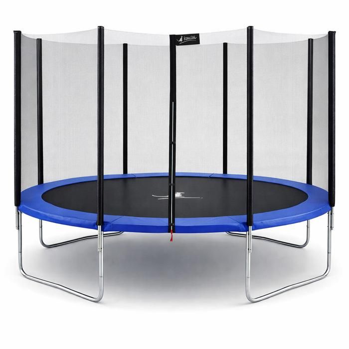 Trampoline Kangui Maxi Eco 300 – Bleu – Métal + Plastique – Occasion Bon état