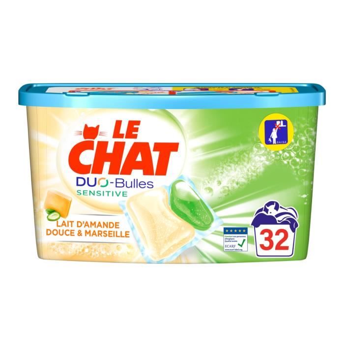 Le Chat Sensitive Duo Bulles 32 Doses Cdiscount Au Quotidien