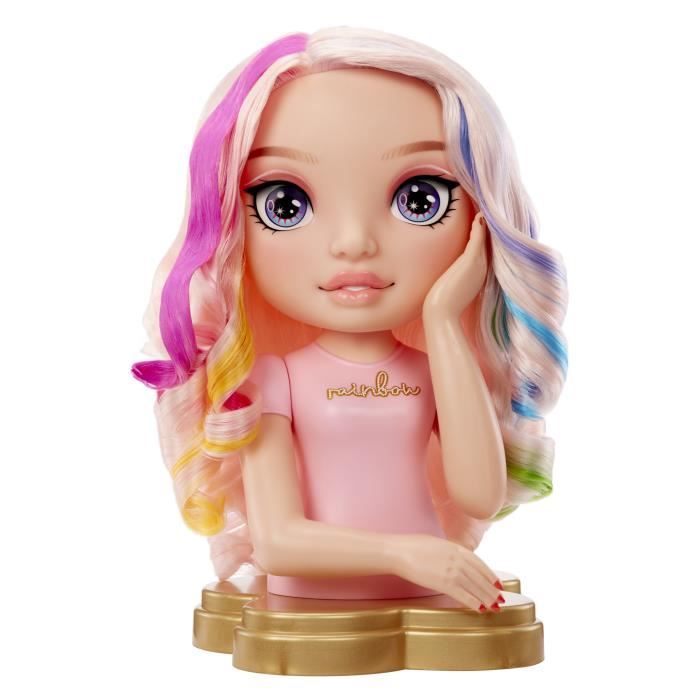 Tête à Coiffer Rainbow High 120889-EU – Bella 33 cm avec Produits de Coiffure