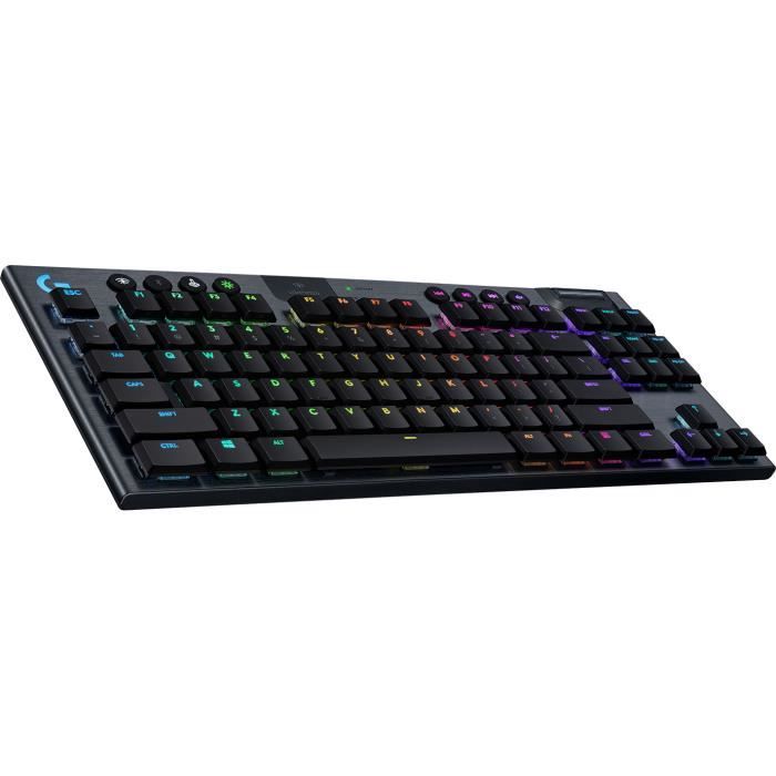 Clavier Mécanique – Logitech – G915 TKL – Sans fil – Rétroéclairé RGB – Compact Tenkeyless
