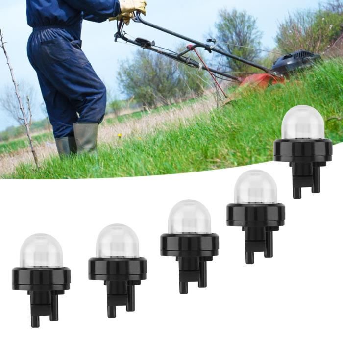 Exbrith Lot De 5 Bulles D'Huile Carburateur - Pompe Amorçage Essence Pour Tondeuses, Tronçonneuses
