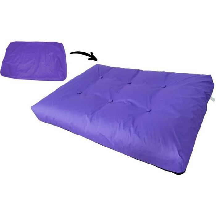 Rebecca Mobili Housse pour coussin de palette 80x120 cm violet de Jardin