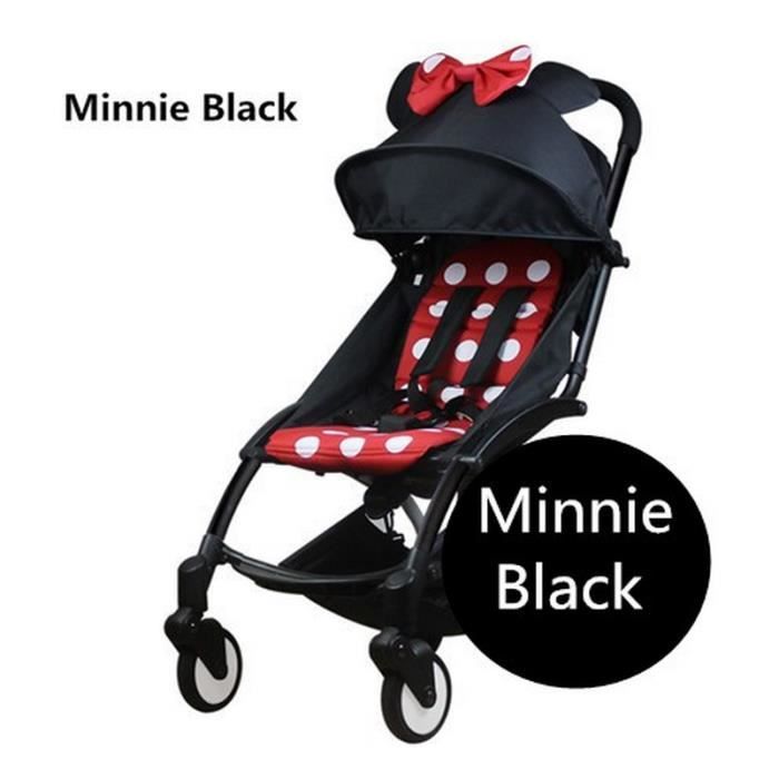 poussette minnie rouge