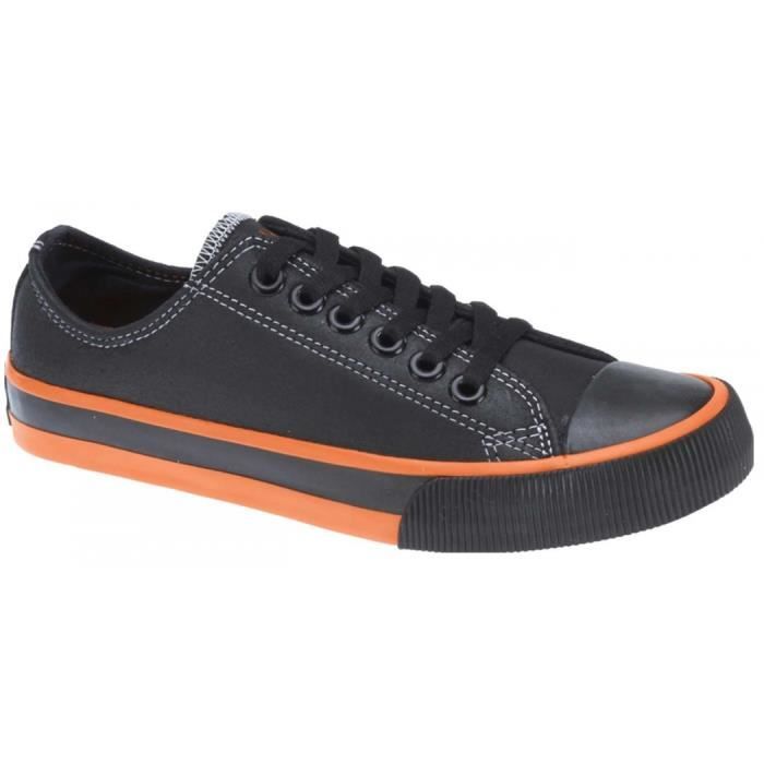 Chaussures Harley Davidson Homme Roarke dessus en toile Low-top Baskets Chaussures Couleurs 