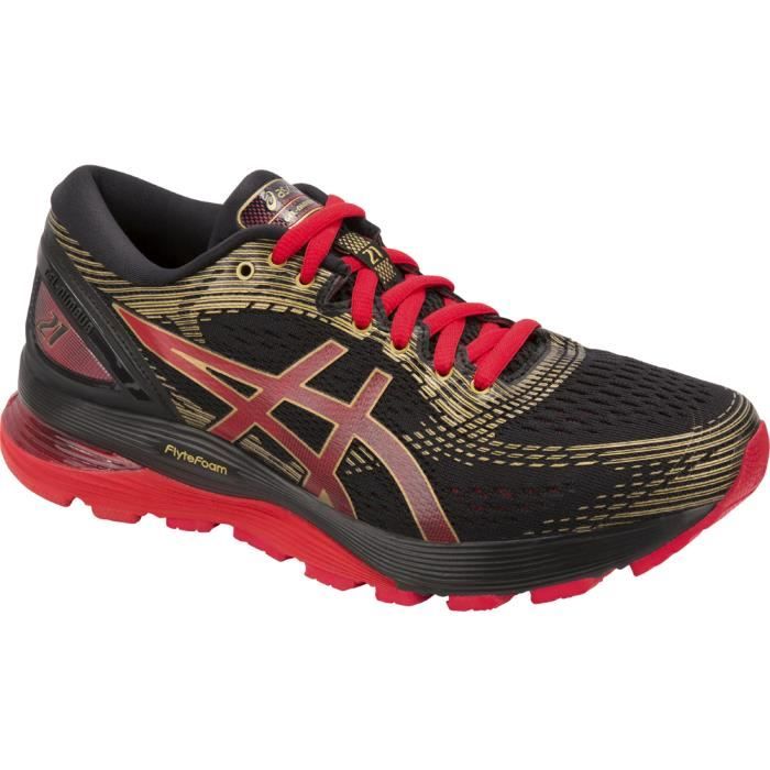 Chaussures de running - Asics Gel-Nimbus 21 1012A235-001 - Femme - Noir