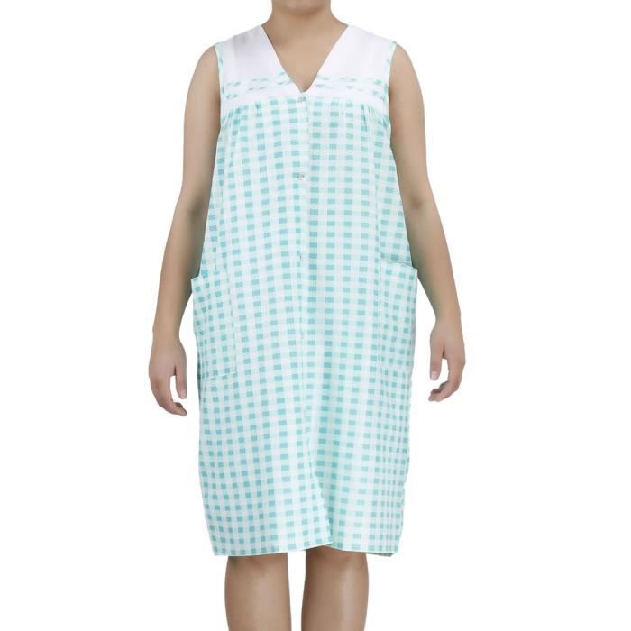 robe sans manche coton