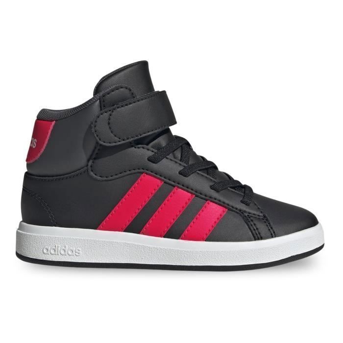 Adidas Adidas Grand Court Mid K Chaussures pour Enfant Noir JR0801