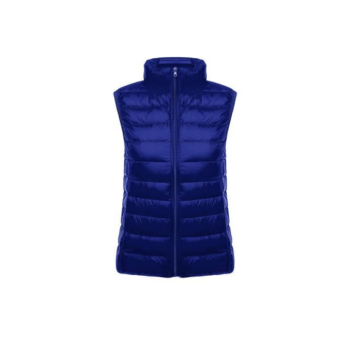 Gilet Sans Manches Femme Doudoune - Capuche, Matelassé, Léger Et Chaud Pour L'hiver - Grandes Tailles