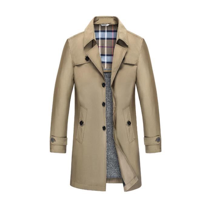 Trench coat court best sale homme