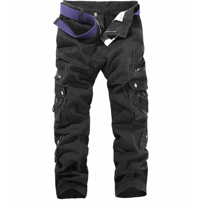 IBEX S3 Pantalon Cargo Travail Homme Multi-Poches - Mélange Polyester Coton Durable Tailles 28W à 50W