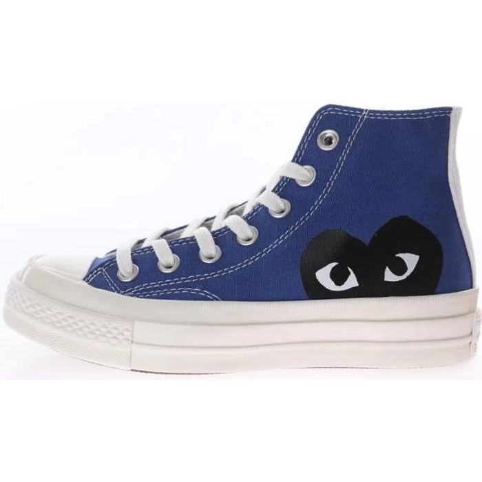 Basket COMME DES GAR ONS PLAY X CHUCK 70 HIGH BLUE QUARTZ Bleu