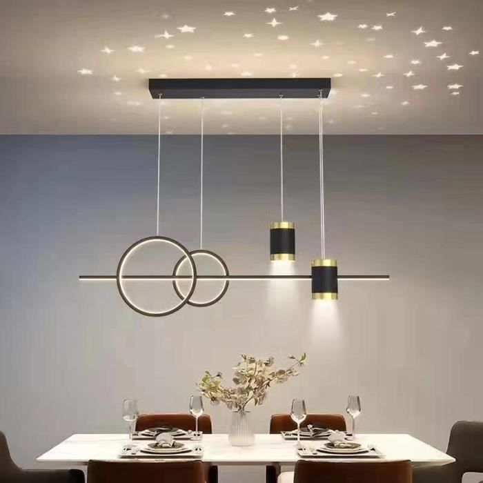 SHIANDAR 138W Plafonnier LED Moderne à Gradation avec Télécommande