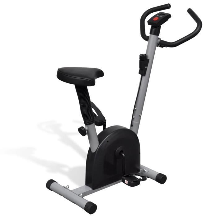 Velo D Appartement Avec Siege Et Ordinateur Lcd Le Temps La Vitesse La Distance Et Les Calories Consommees Prix Pas Cher Cdiscount