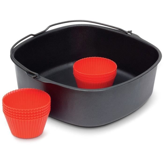 Kit de pâtisserie et moules à muffins en silicone pour Airfryer XL - PHILIPS - HD9945/01