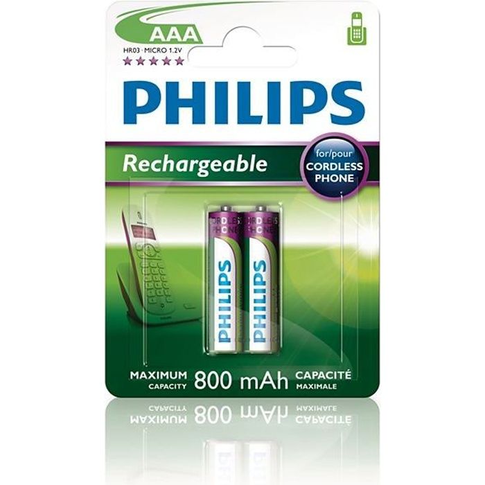 Pile Rechargeable Aaa Pour Telephone Sans Fil