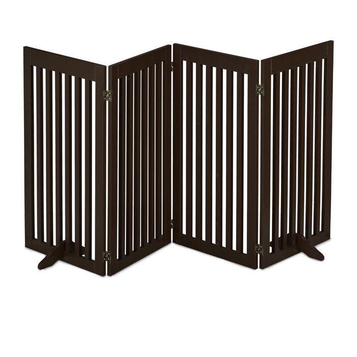 Comparer les prix de Barrière de sécurité 92 cm marron - 10036758-1089