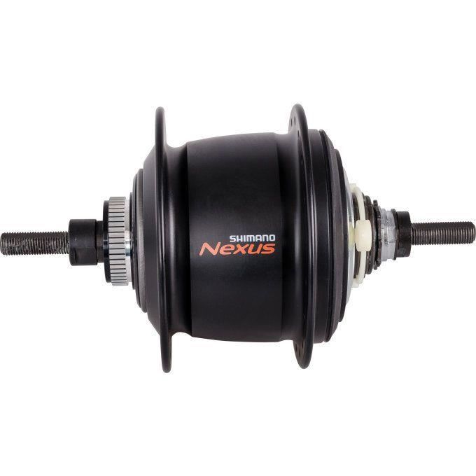 SHIMANO MOYEU D'ENGRENAGE NEXUSC6001-8D 8S FREIN À DISQUE À VERROUILLAGE CENTRAL NOIR