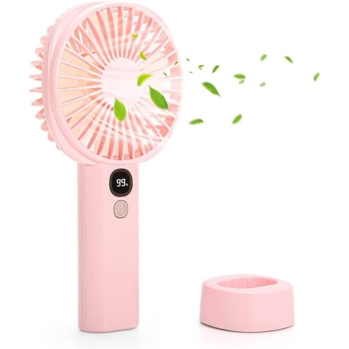 Ventilateur Turbo Portatif | Ventilateur Rechargeable Avec Écran LED,Souffleur Turbo Silencieux 100 Vitesses, Accessoire Rafraîchissant pour Camping Randonnée Plage