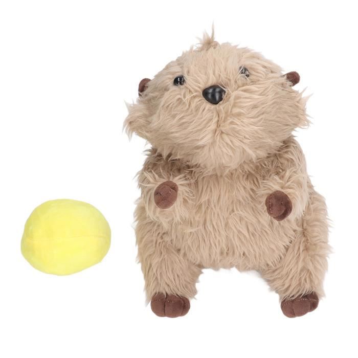 Peluche Loutre Géante Beige