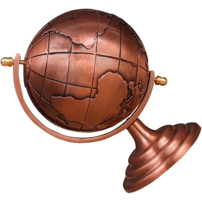 Globe Terrestre Antique Globe Rétro Enfants Globe Terrestre 6 15 Cm Mini Axe Vertical Globe
