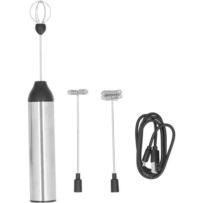 SOUTHMAN Mousseur à Lait Avec Support En Acier Inoxydable, Fouet