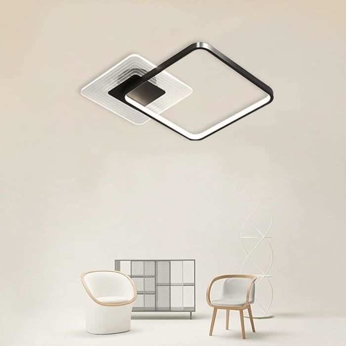 Plafonnier LED Hofstein - Suspension Grise/transparente - Moderne 1-3 Lumières