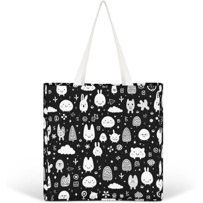 Sac Fourre-Tout Miss Lulu - Tissu Doux Et Léger, 30x26 Cm, Idéal Shopping, Voyage, Université