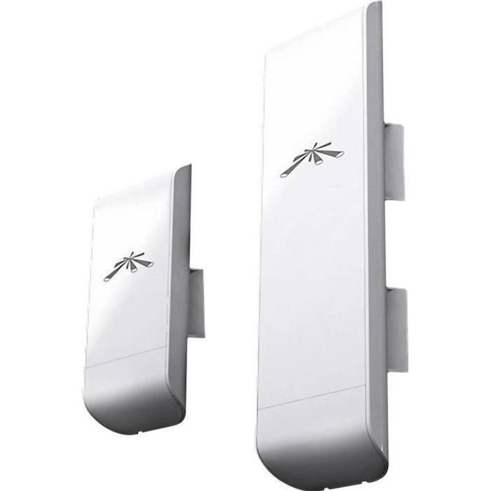 Point daccès WiFi PoE pour extérieur Ubiquiti NanoStation M2 150 Mo-s 2.4 GHz