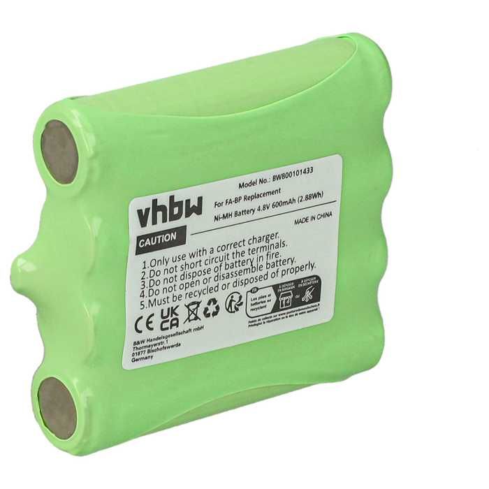 Ricambio Walkie Talkie Batteria Vhbw Per Radio Cobra PR3100 PR3175 - 9