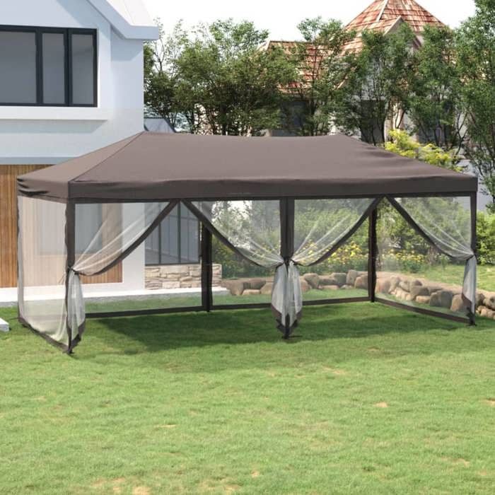 Tente De Rangement De Jardin 204x183x178 Cm - Imperméable Polyester 185T - Poteaux Fibre De Verre - Sac De Transport Inclus - Vert - 8