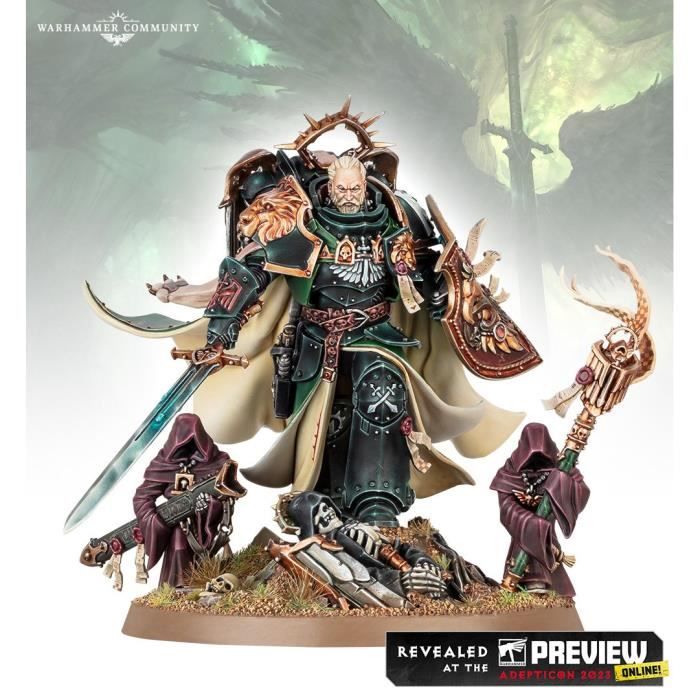 Figurine - WARHAMMER 40000 - Lion ElJonson - Dark Angels - Blanc - 14 ans et plus