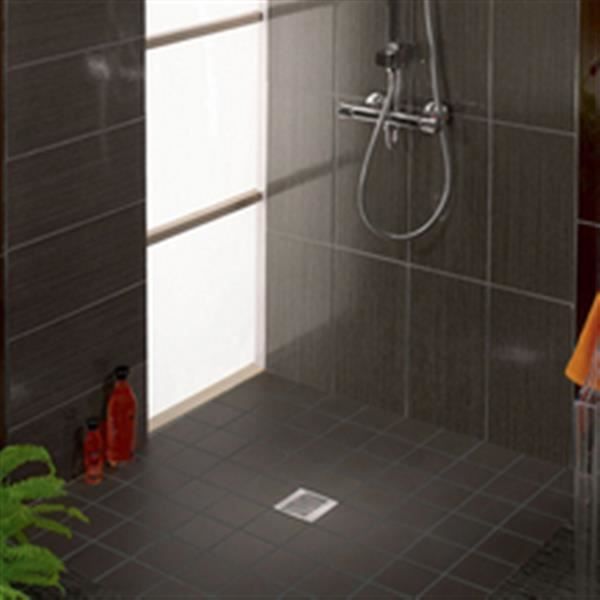 Wirquin Siphon de sol douche à l italienne Venisio sortie horizontale Cdiscount Bricolage