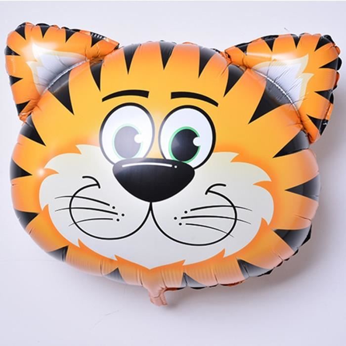 Lot De 16 Ballons Animaux Géants - Hélium, Thème Marin/jungle - Décoration Fête Anniversaire