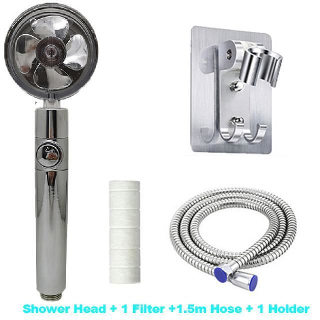 Pommeau De Douche économique 2 Pièces – Jet étroit, Anti-calcaire, Design ABS élégant