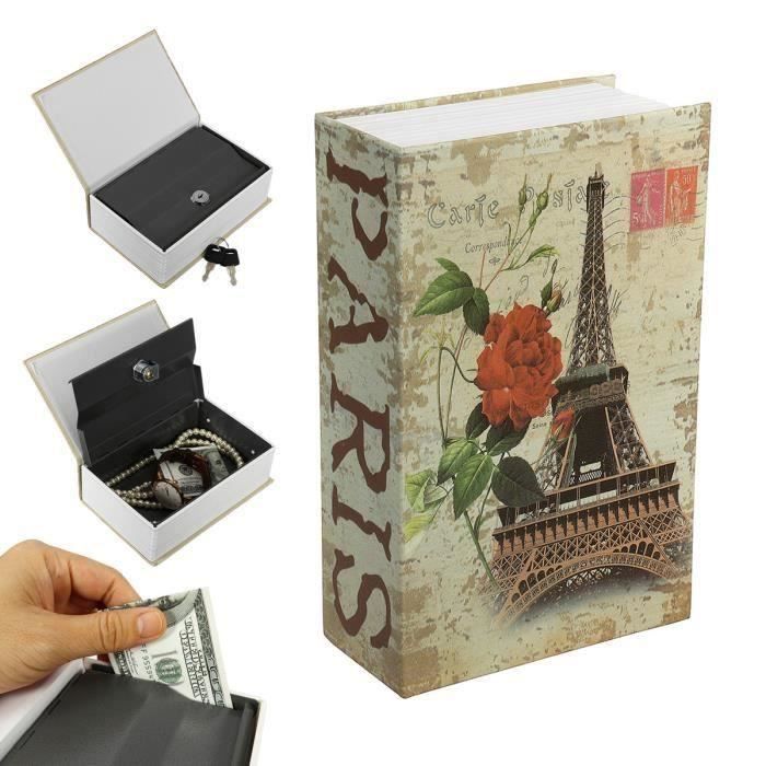 Coffre-Fort De Livre Avec Code, Coffre-Fort De Livre De Dictionnaire Créatif Coffre-Fort Secret En Forme De Livre Caché Pour La Collection De Bijoux