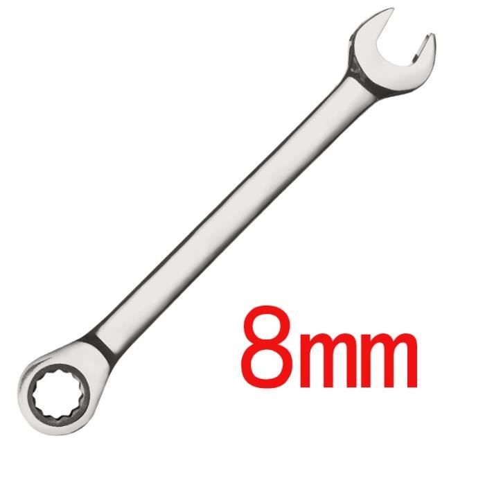 QUARKZMAN 5Pcs Clé à Fourche Doubles Fines 8mm X 10mm Métrique Clé