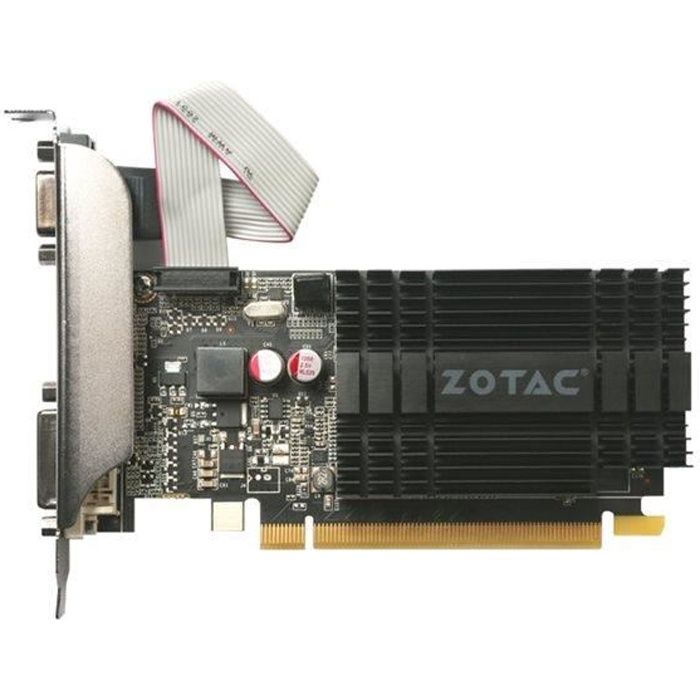 Carte Graphique NVIDIA GeForce GT 710 – 2 Go, PCI Express 2.0 – Pour Multimédia Et Usage Quotidien - 1