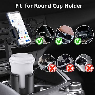 TOPINCN Porte-gobelet Voiture Double 2-en-1 – Support Boisson Extensible Multifonction Avec Adaptateur Universel Pour Canettes, Bouteilles 20 Oz Et Plus