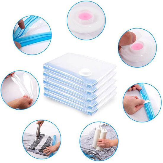 Sac Sous Vide Pour Matelas Sporgo – Dimensions 240x130 Cm – Pour Matelas Jusqu'à 200x100 Cm – Avec Sangles, Gain De Place 80% - 9