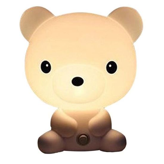 Veilleuse Enfant Orang-outan Articulée - Lumière De Chevet Pliable, Support Téléphone - Pour Chambre Bébé, Chevet, Bureau - Alimentation 3 Piles AA
