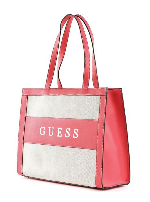 Sac Cabas Guess Femme Sac Monique Guess GUESS Sac Shopper Rose