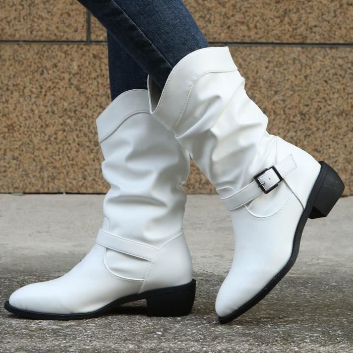 Bottes plissees discount femme