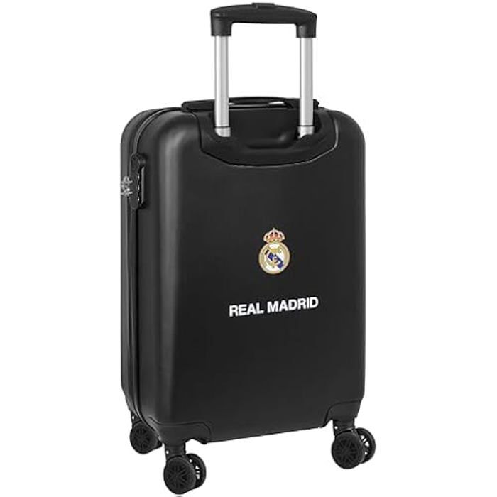 Valise Cabine Real Madrid 19 Pouces – ABS, 4 Roues, Poignée Télescopique – Collection Officielle 48x33x21 Cm
