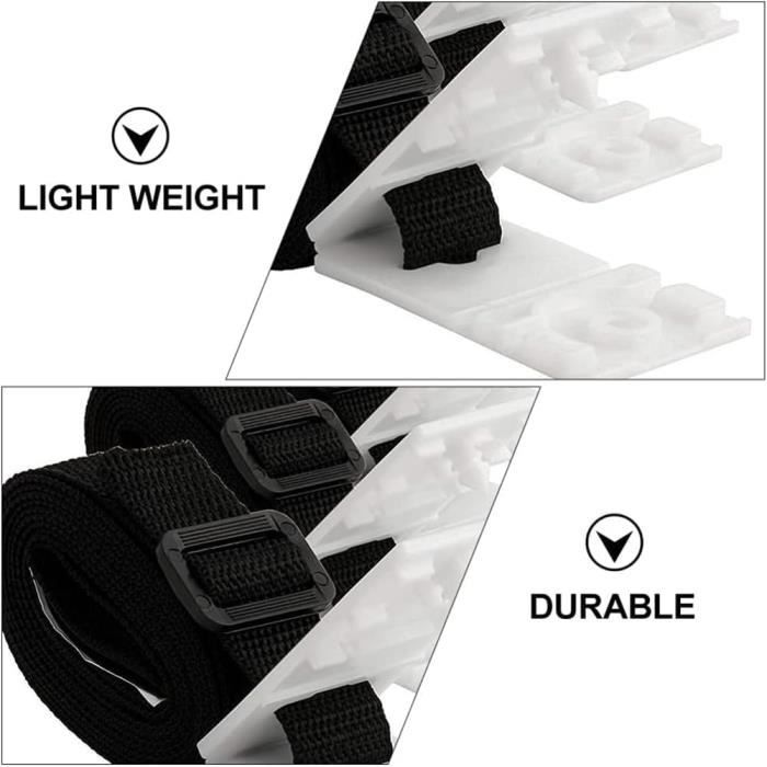 Kit de Sangles de Fixation pour Rouleau de Couverture de Piscine 24 PièCes Enrouleur de Kit de Sangles de Fixation pour Rouleau de Couverture de Piscine 24 PièCes Enrouleur de