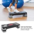 31.7*12 pouces Stepper aérobique étape aérobie à 3 couches exerciseur Cardio Yoga Step Aerobic Fitness pour l'entraînement physique-2